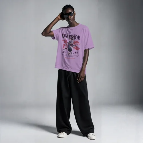 Stylish Mockup of T-Shirt Against Soft Gray Background