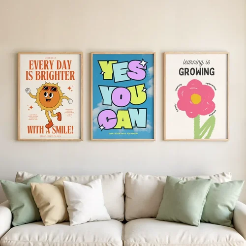 Cozy Modern Living Room Mockup with Soft Beige Background