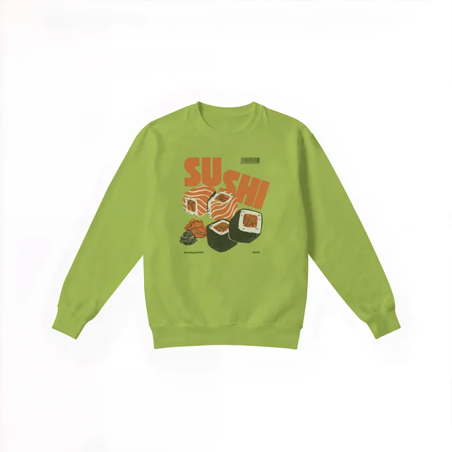 Minimalist Mockup of a Classic White Sweatshirt