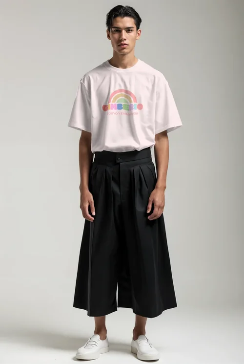 Contemporary T-Shirt Mockup for Fashion Campaign