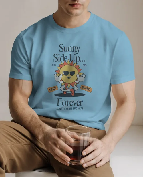 Stylish Mockup of a Young Man in a T-Shirt