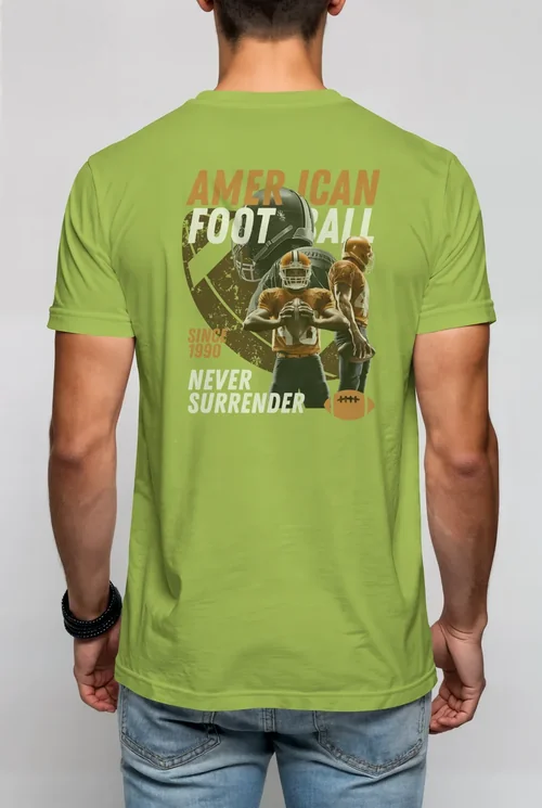 Mockup of T-Shirt Against Soft Gray Background Colors