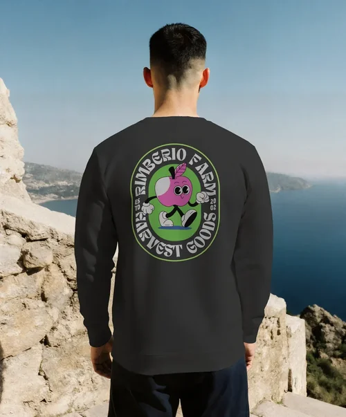 Stylish Sweatshirt Mockup by the Serene Sea