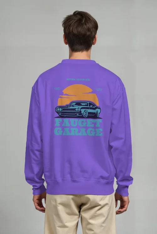 Stylish Mockup of a Casual Sweatshirt for Men