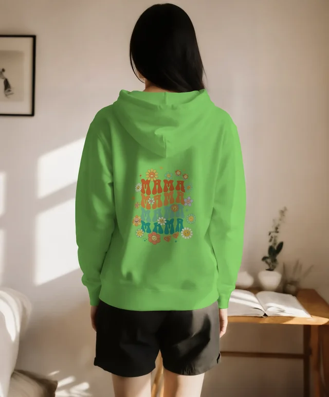 Cozy Oversized Hoodie Mockup in a Relaxed Setting