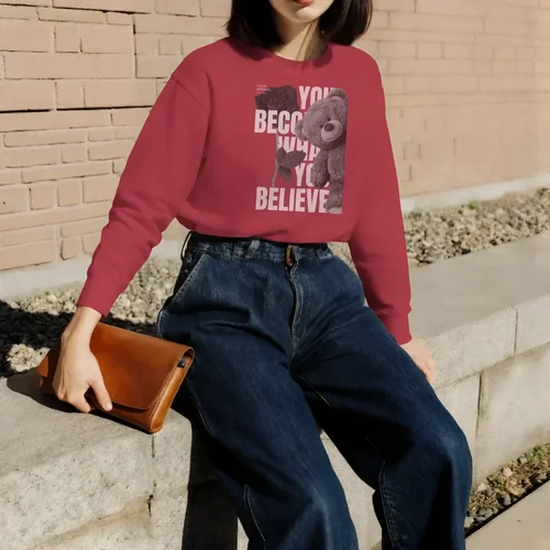 Stylish Mockup of a Cozy Sweatshirt in Urban Setting