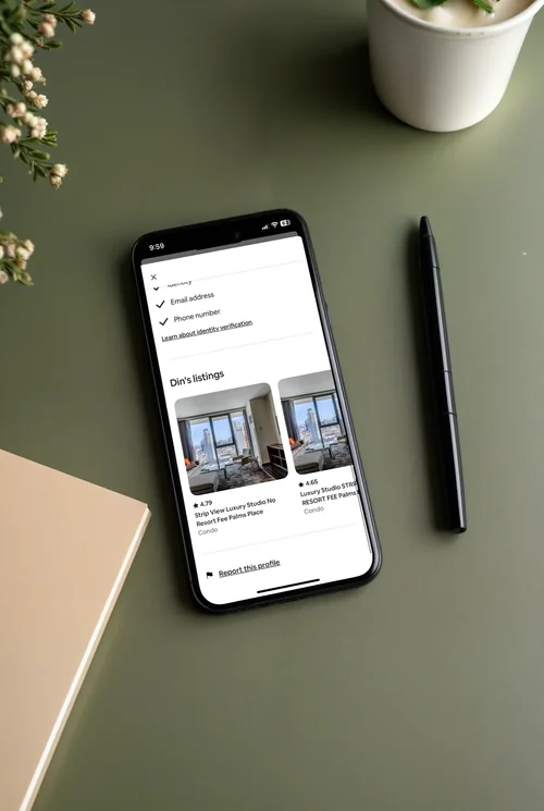Modern iPhone 16 Pro Max Mockup on Olive Green Surface