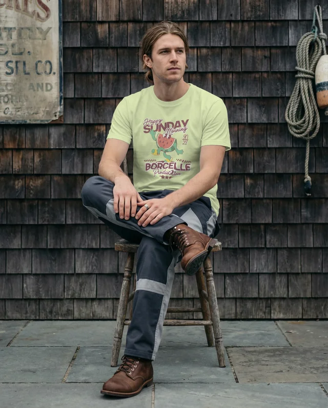 Stylish T-Shirt Mockup for Casual Outdoor Vibes