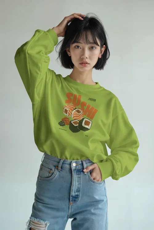 Stylish Sweatshirt Mockup for Trendy Fashion