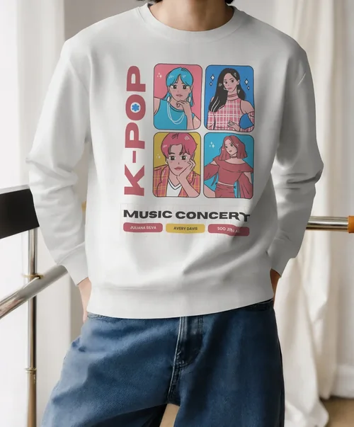 Stylish Mockup of a Relaxed Sweatshirt in Cozy Setting