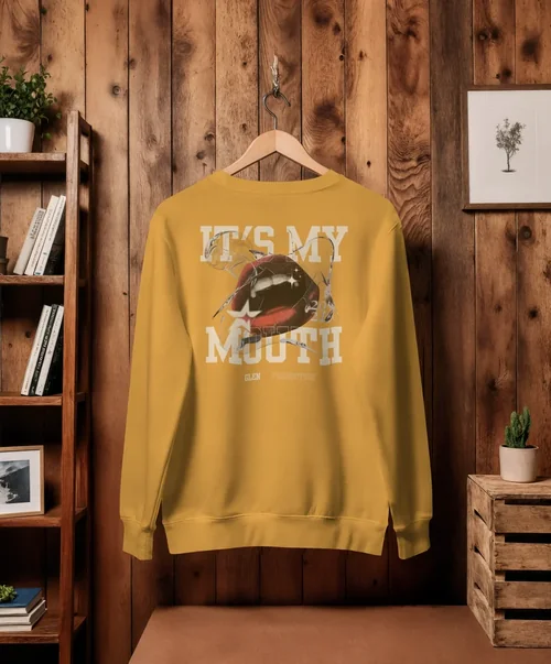 Stylish Mockup of a Cozy Sweatshirt in Minimalist Setting