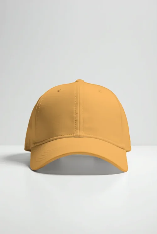 Stylish Mockup of a White Baseball Cap Against Grey Background