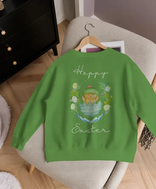 Cozy Sweatshirt Mockup in Modern Interior Setting