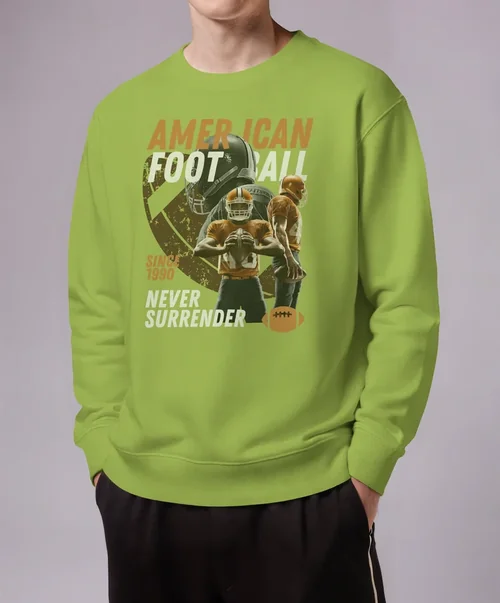 Stylish Mockup of Oversized Sweatshirt for Streetwear