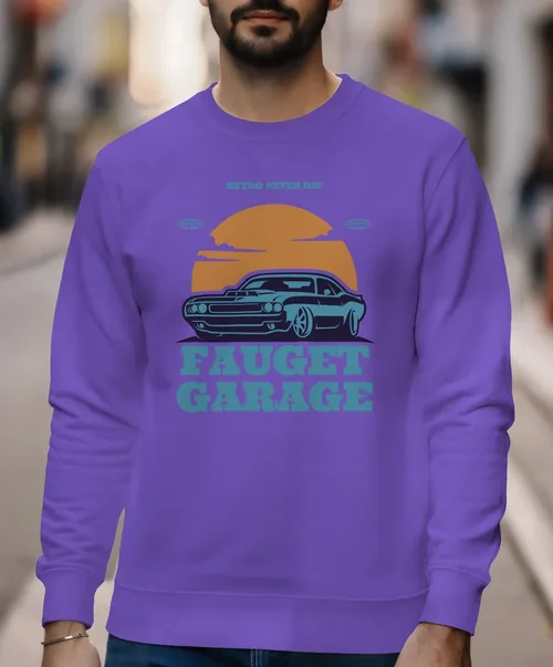 Stylish Mockup of a Young Man in a Sweatshirt