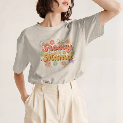 Stylish Mockup of a T-Shirt in Casual Setting