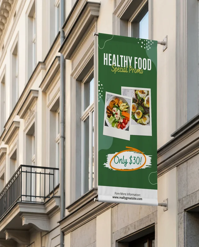 Elegant Urban Building Mockup with Customizable Banner