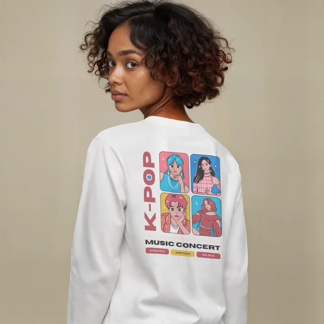 Stylish Sweatshirt Mockup for Young Women