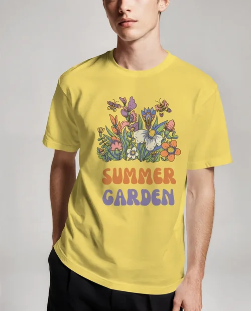 Stylish Mockup of a Young Male in a T-Shirt