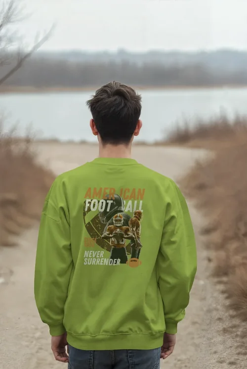 Stylish Mockup of a Young Man in a Sweatshirt