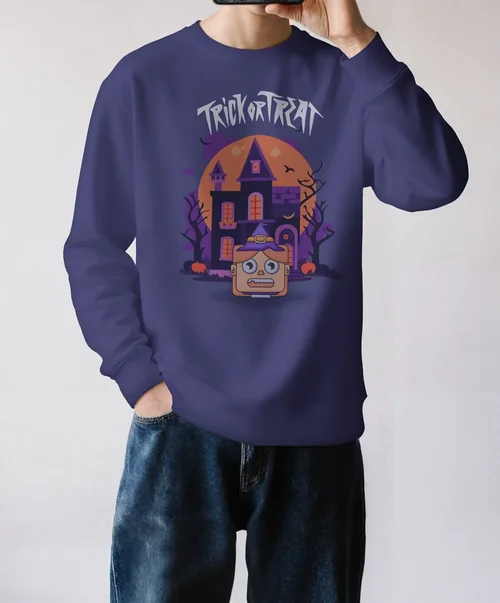 Casual Mockup of a Stylish Sweatshirt for Your Brand