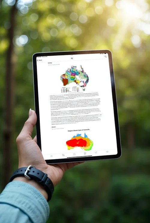 Stylish iPad Mockup in Natural Light - Relaxed Vibes