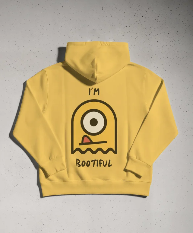 Minimalist White Hoodie Mockup for Stylish Designs