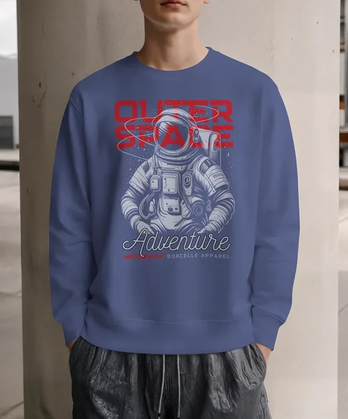 Stylish Mockup of a Young Man in a Sweatshirt