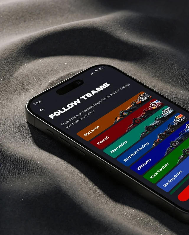 Elegant iPhone Mockup on Textured Surface
