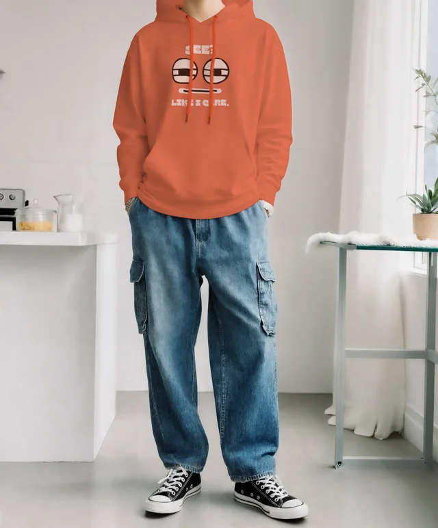 Stylish Hoodie Mockup in Modern Indoor Setting