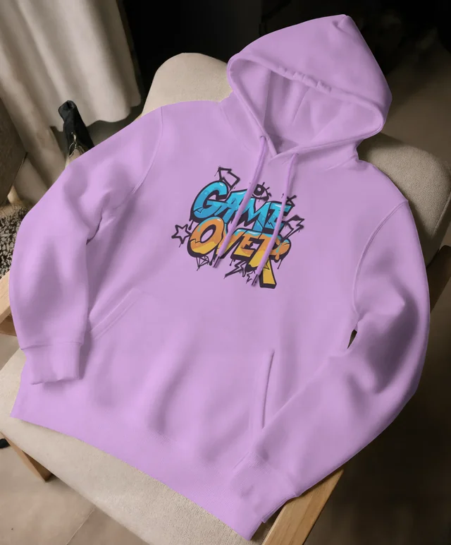 Stylish Hoodie Mockup on Modern Armchair