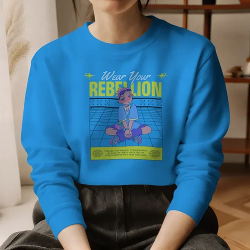 Cozy Sweatshirt Mockup in a Stylish Room Setting