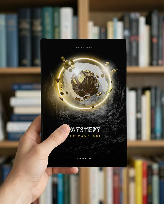 Hand Holding a Blank Book Mockup for Creative Projects