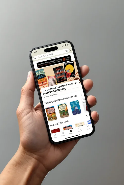 Black iPhone 16 Pro Max Mockup in Hand - Realistic Design