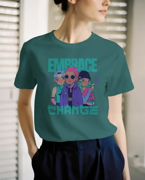 Stylish T-Shirt Mockup in a Modern Aesthetic Room