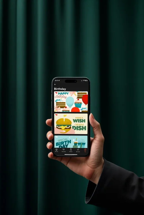 Modern iPhone 16 Pro Max Mockup on Emerald Green Background