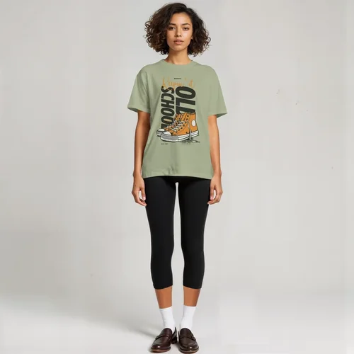 Stylish T-Shirt Mockup with Soft Neutral Background Colors