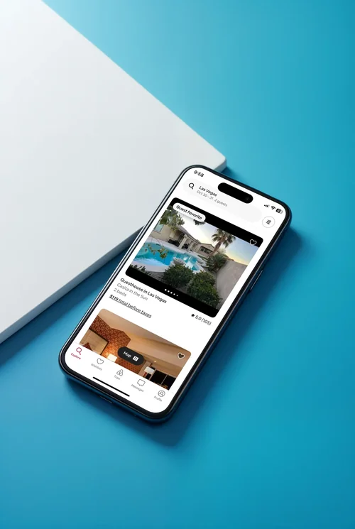 Modern Black iPhone 16 Pro Max Mockup - Sleek Design