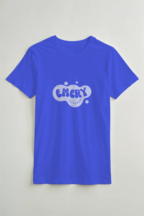 Minimalist T-Shirt Mockup on Clean Background