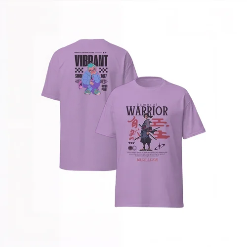 Mockup of White T-Shirt on Neutral Background with Soft Colors