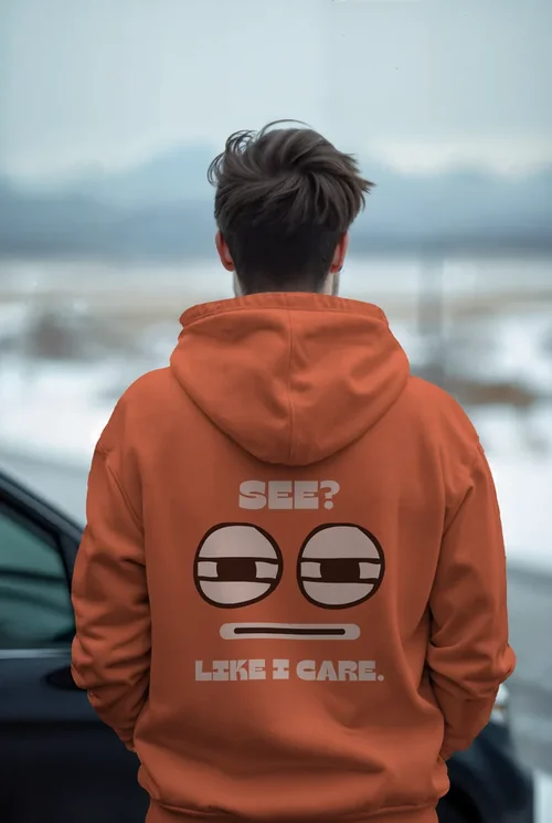 Mockup of Hoodie Against Soft Background Colors