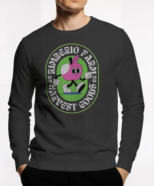 Stylish Mockup of a Fitted Sweatshirt for Men