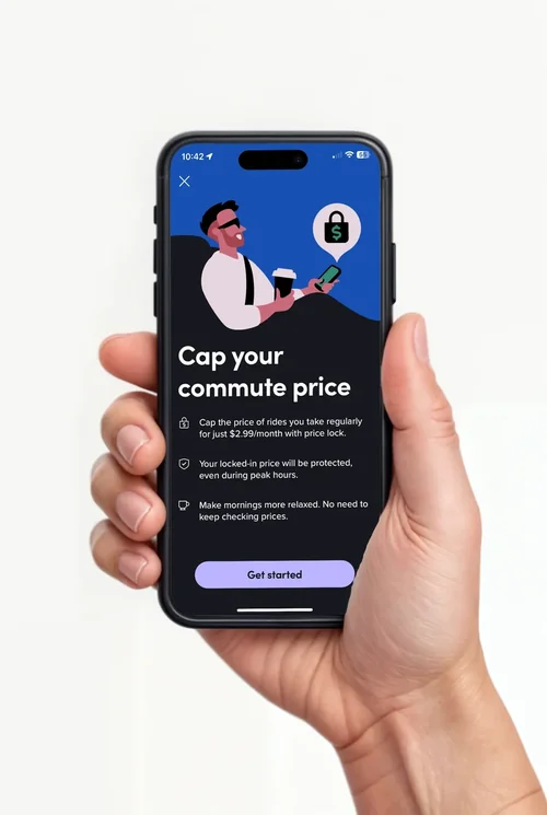 Modern iPhone Mockup: Black iPhone 16 Pro Max Display
