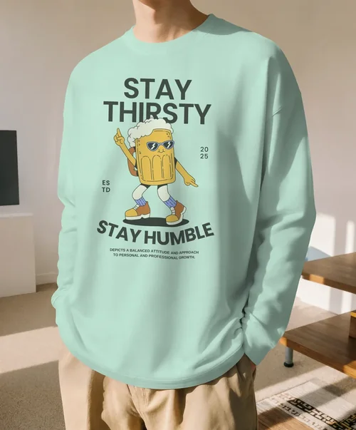 Stylish Sweatshirt Mockup in Modern Living Space