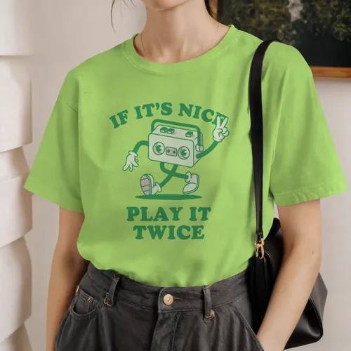 Chic Mockup of T-Shirt in Minimalist Indoor Setting