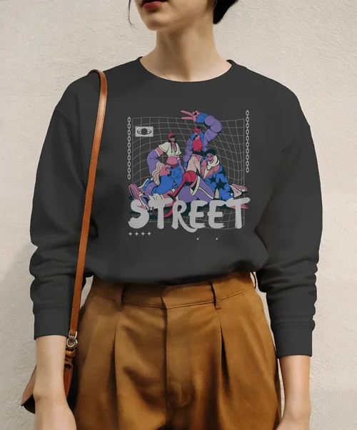 Stylish Sweatshirt Mockup for Trendy Fashion Looks