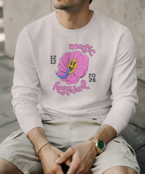 Stylish Sweatshirt Mockup for Casual Outdoor Looks