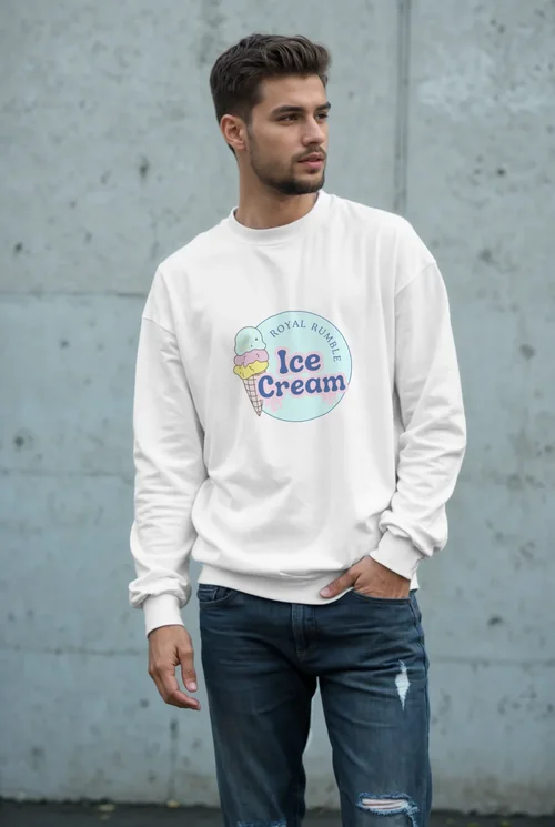 Mockup of Casual Oversized Sweatshirt for Modern Style