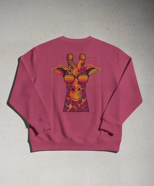 Stylish Mockup of a Relaxed Fit Sweatshirt