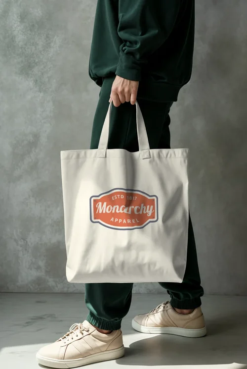 Stylish Mockup of a Simple Tote Bag - Perfect for Everyday Use